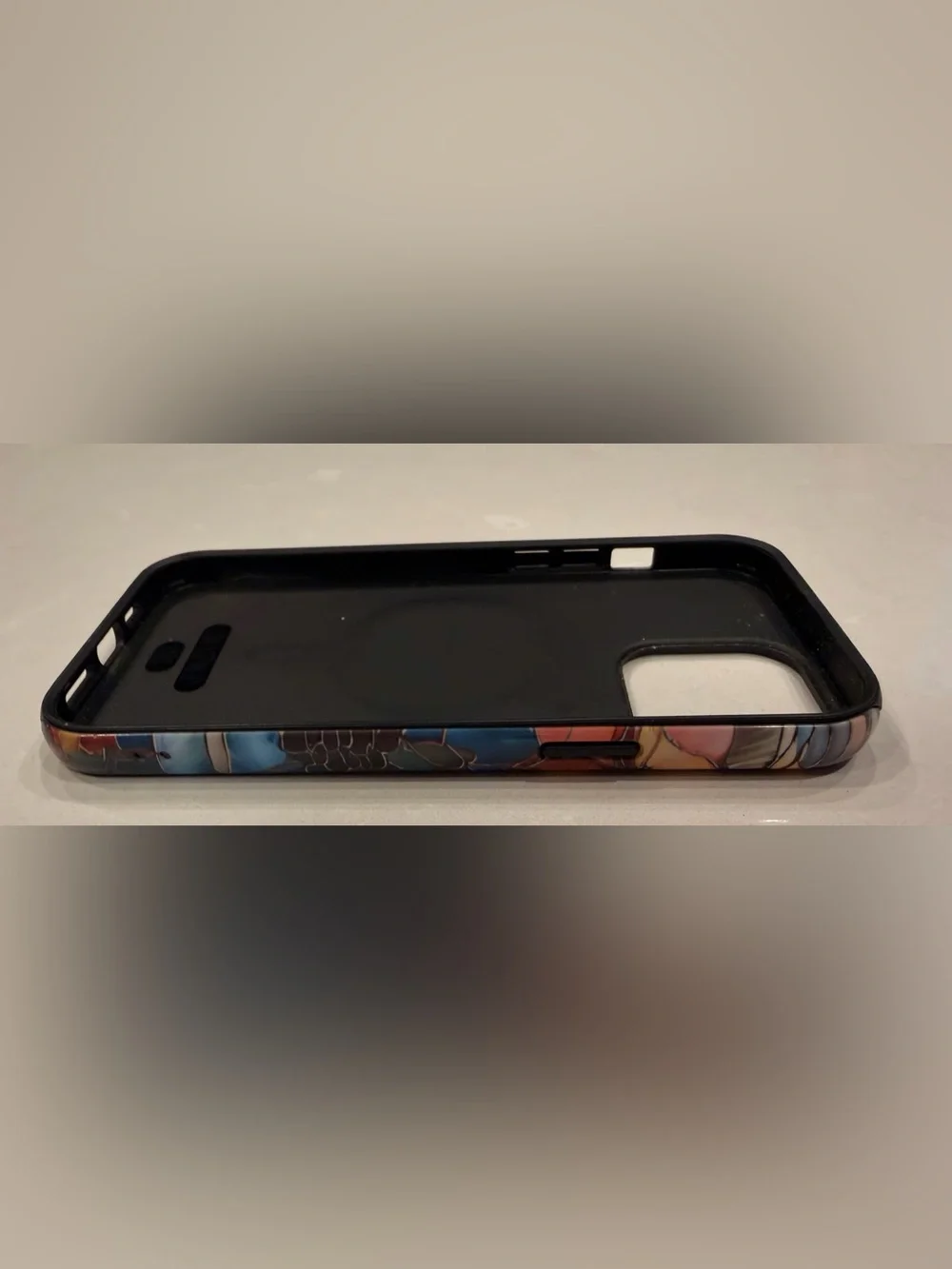 Vibrant Floral iPhone 13 ProMax Phone Case - Blue/Purple/Pink